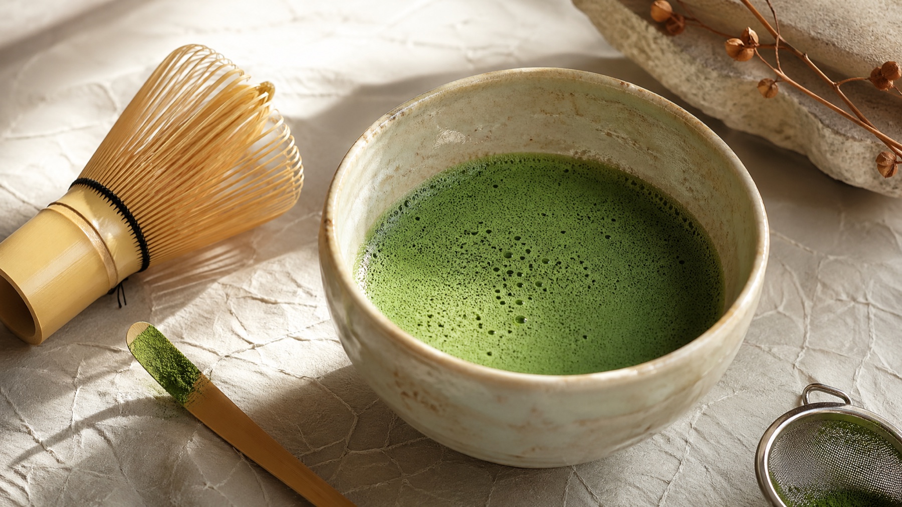 Matcha photographed
